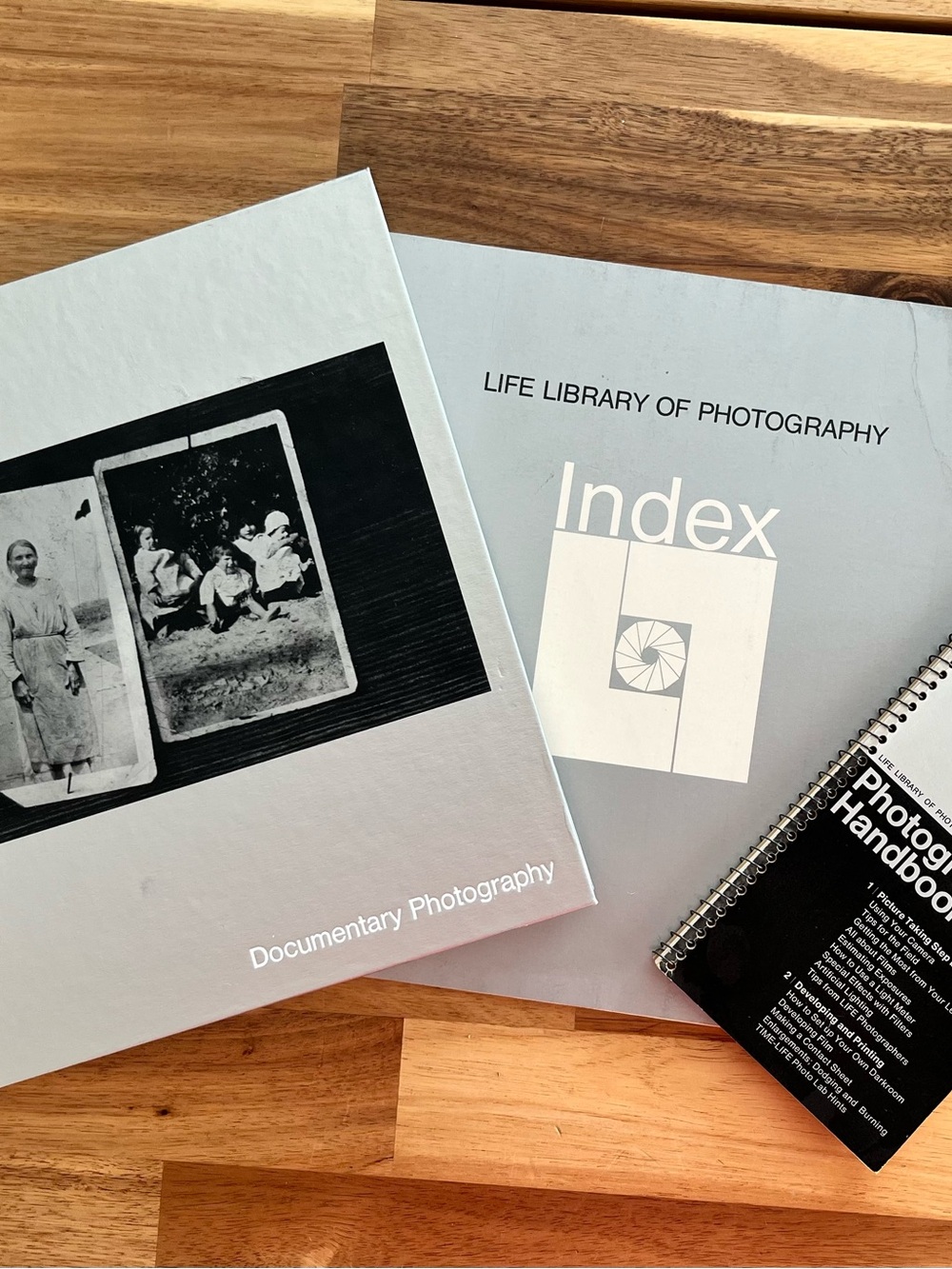 Set of 3 Vintage Starter Books from Life Library of Photography 1970s